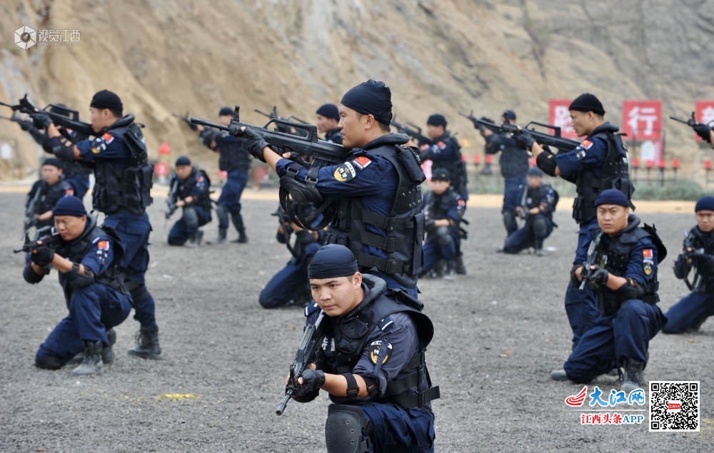 号令一出，动若风发！江西全警实战大练兵场面超燃