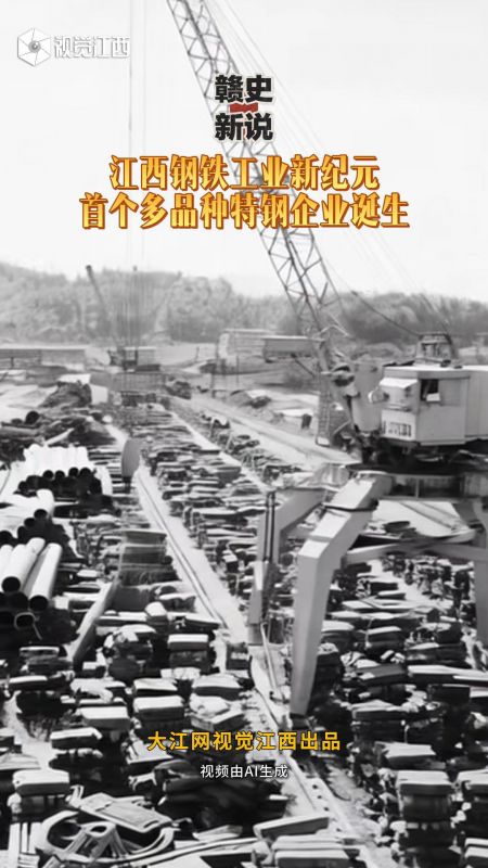 【赣史新说】江西钢铁工业新纪元 首个多品种特钢企业诞生