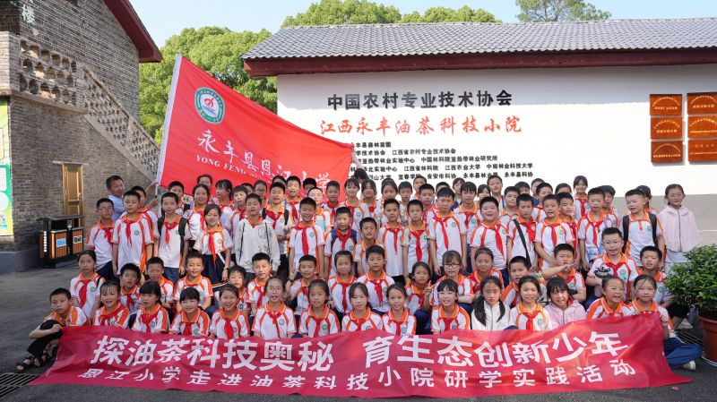 江西永丰：探油茶科技奥秘 育生态创新少年